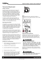 Предварительный просмотр 38 страницы Kanga 216 Series Operator'S Manual