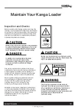 Предварительный просмотр 55 страницы Kanga 216 Series Operator'S Manual