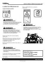 Предварительный просмотр 58 страницы Kanga 216 Series Operator'S Manual