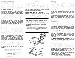 Kanga Hurricane Owner'S Manual preview