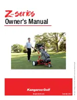 Kangaroo Golf Z-Series Owner'S Manual preview