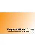 Предварительный просмотр 1 страницы Kangaroo Hillcrest ABX Manual