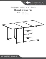 Предварительный просмотр 1 страницы Kangaroo Kookaburra K3455 Assembly Instructions Manual