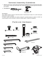 Предварительный просмотр 2 страницы Kangaroo Tasmanian K9111 Assembly Instructions Manual