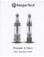 KangerTech Protank-II mini Manual preview