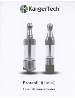 Предварительный просмотр 1 страницы KangerTech Protank-II mini Manual