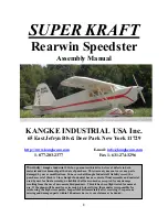KANGKE INDUSTRIAL Rearwin Speedster Assembly Manual preview