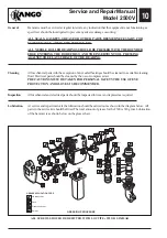 Предварительный просмотр 8 страницы Kango 2500 Service And Repair Manual