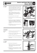 Предварительный просмотр 13 страницы Kango 2500 Service And Repair Manual