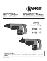 Kango 800S Operator'S Manual preview
