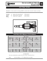 Предварительный просмотр 11 страницы Kango 810 Service And Repair Manual