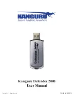 Предварительный просмотр 1 страницы Kanguru Defender 2000 User Manual