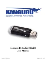 Preview for 1 page of Kanguru Defender Elite200 KDFE200 User Manual