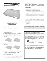 Preview for 1 page of Kanguru Defender HDD Quick Start Manual