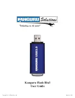 Preview for 1 page of Kanguru Flash Blu3 User Manual