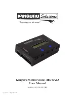 Kanguru KCLONE-1HD-MBC User Manual preview