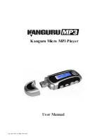 Предварительный просмотр 1 страницы Kanguru Micro MP3 2GB User Manual