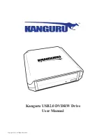 Preview for 1 page of Kanguru U2-DVDRW-24X User Manual