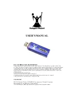 Preview for 1 page of Kanguru Wizard User Manual