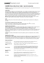 Preview for 3 page of Kanmed WarmCloud OT-600 Technical Manual