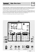 Preview for 1 page of Kanmor Mixing Control 362e Data Brochure