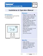 Предварительный просмотр 1 страницы Kanmor tekmarNet 4 Installation & Operation Manual