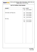 Preview for 7 page of Kannad 406 AF Installation Manual, Operation Manual, Inspection Log