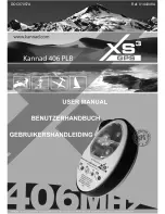 Kannad 406 XS-3 GPS User Manual preview