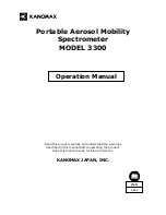 Kanomax 3300 Operation Manual preview