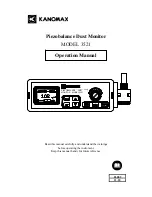 Kanomax 3521 Operation Manual preview