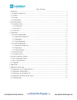 Preview for 2 page of Kanomax OMX-SRM Operation Manual