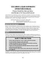 Preview for 3 page of KanPak CDG-211 Operator'S Manual