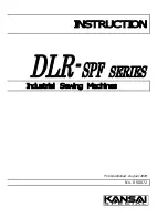 KANSAI SPECIAL DLR-1501SPF Instruction preview