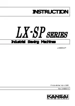 KANSAI SPECIAL LX-SP Series Instructions Manual preview