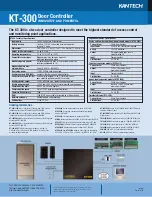 Preview for 2 page of Kantech Door Controller Innovative and Powerful KT-300 Specifications