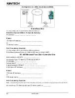 Preview for 40 page of Kantech Ethernet Four-Door Controller KT-400 Installation Manual