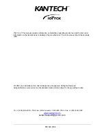 Preview for 2 page of Kantech ioProx P700WLS Installation Manual