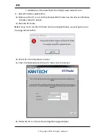 Preview for 44 page of Kantech KT-1 Installation Manual