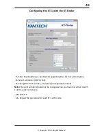 Preview for 45 page of Kantech KT-1 Installation Manual