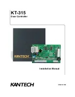 Preview for 1 page of Kantech KT-315 Installation Manual