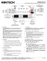 Kantech KT-400 Expansion Module KT-MOD-OUT16 Product Manual preview