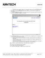Preview for 16 page of Kantech KT-NCC Quick Configuration Manual