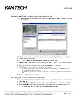 Preview for 17 page of Kantech KT-NCC Quick Configuration Manual
