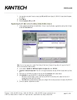 Preview for 22 page of Kantech KT-NCC Quick Configuration Manual