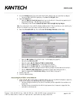 Preview for 24 page of Kantech KT-NCC Quick Configuration Manual