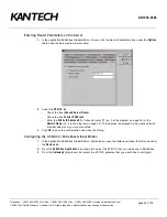 Preview for 36 page of Kantech KT-NCC Quick Configuration Manual