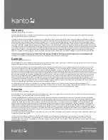 Предварительный просмотр 16 страницы Kanto AVT3 User Manual