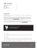 Preview for 2 page of Kanto F3760 User Manual