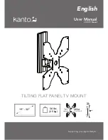 Предварительный просмотр 1 страницы Kanto L100 TV User Manual