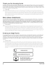 Preview for 2 page of Kanto MTM82PL User Manual